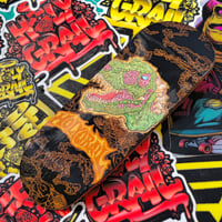 Image 2 of 33.3mm Street(King Mold) "Fallen Rex" Real Wear Graphic