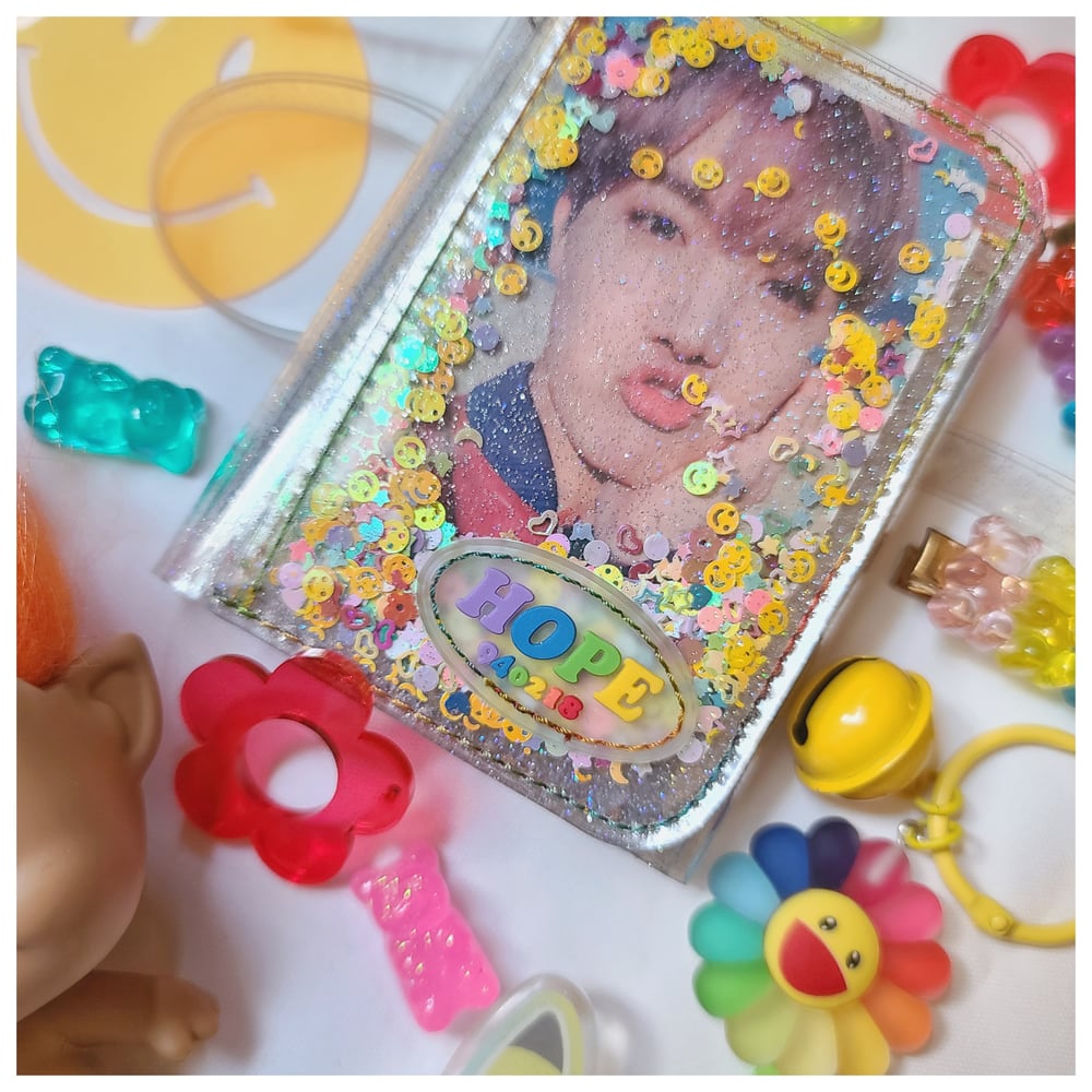 Image of ❤🧡💛PRE- ORDER HOBICORE JELLY WALLET💚💙💜 