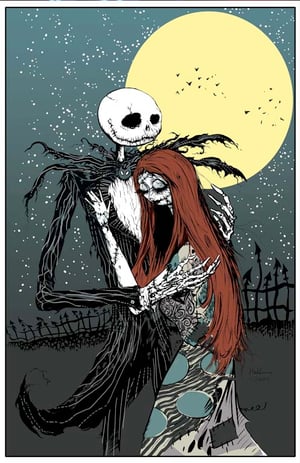Image of Jack and Sally  *FREE SHIPPING*