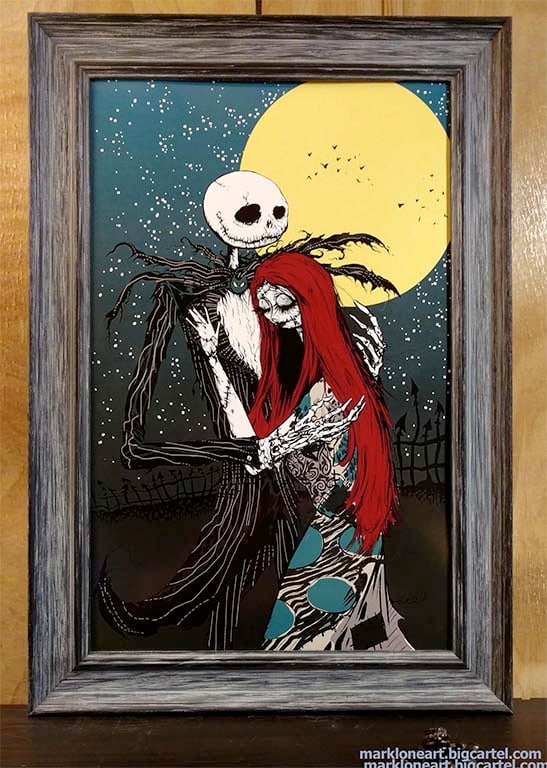 jack and sally paintings