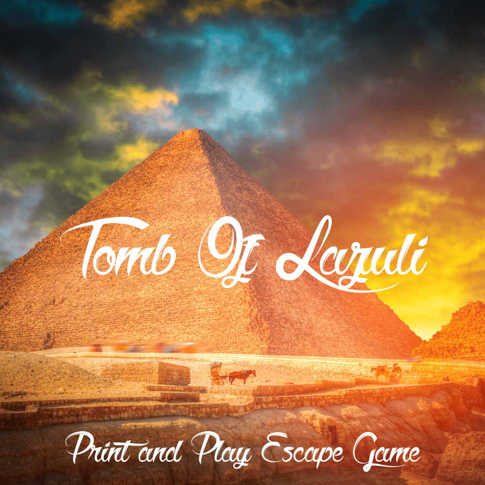 Image of Tomb Of Lazuli - Print & Play Escape Room Game