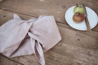 Image 5 of Linen wrap bags in a set of two 