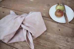 Image of Linen wrap bags in a set of two