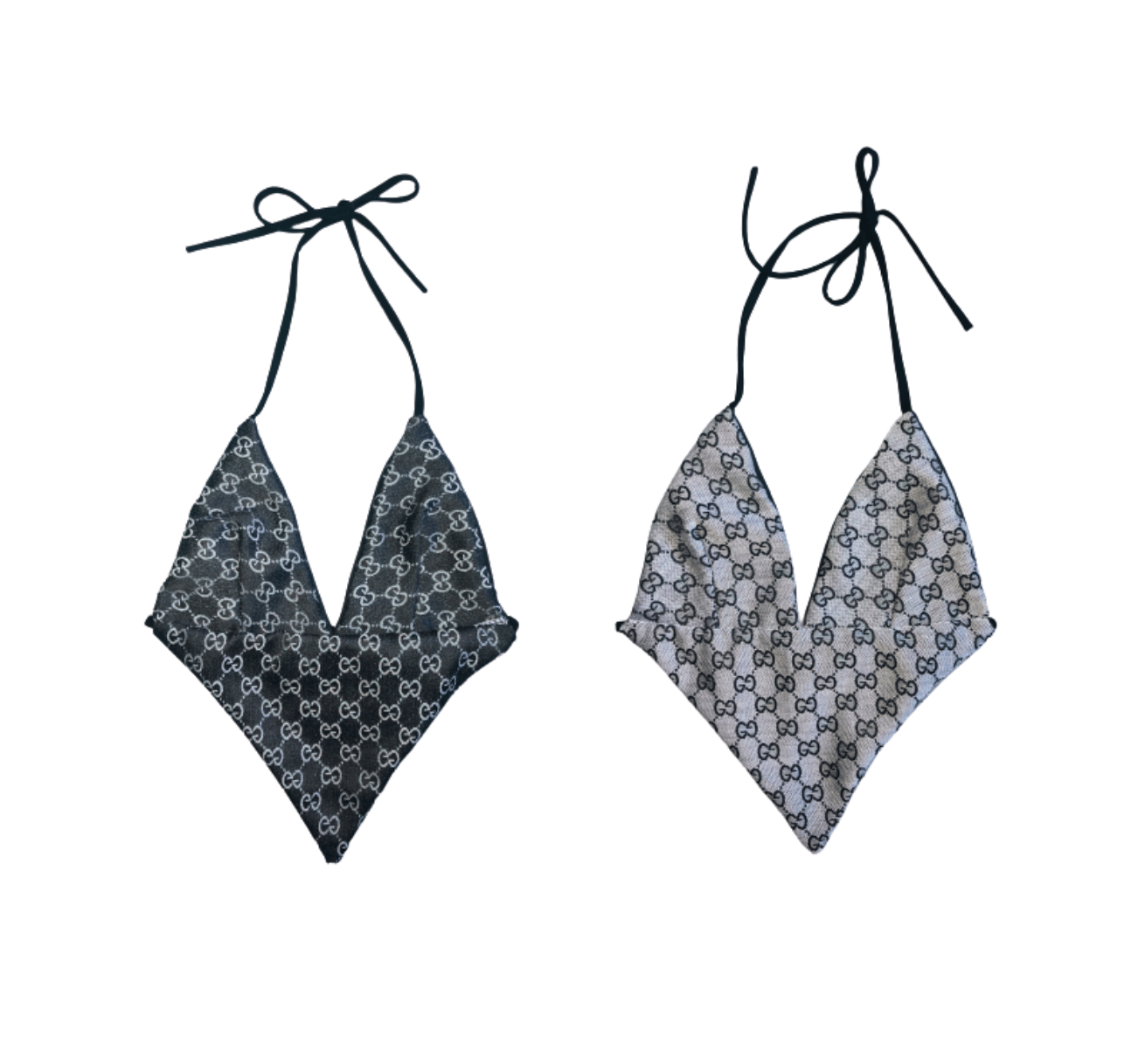 Image of "TRY ME" TRIANGLE BIKINI TOP