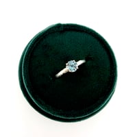Image 1 of Malawi sapphire engagement ring 