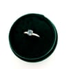 Malawi sapphire engagement ring 