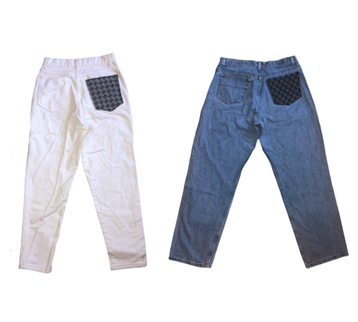 Image of "BUTT LIFT" DESIGNER PATCH DENIM