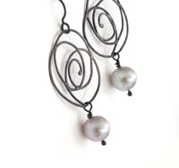 Image 1 of Strudel Pearl Earrings