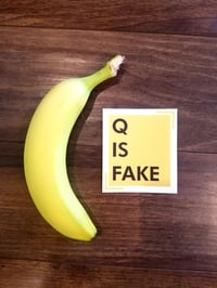 Q IS FAKE STICKER