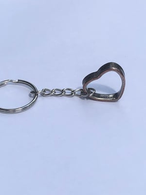 Image of State Quarter Heart Keychain