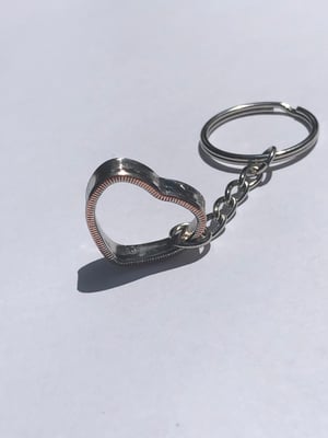 Image of State Quarter Heart Keychain