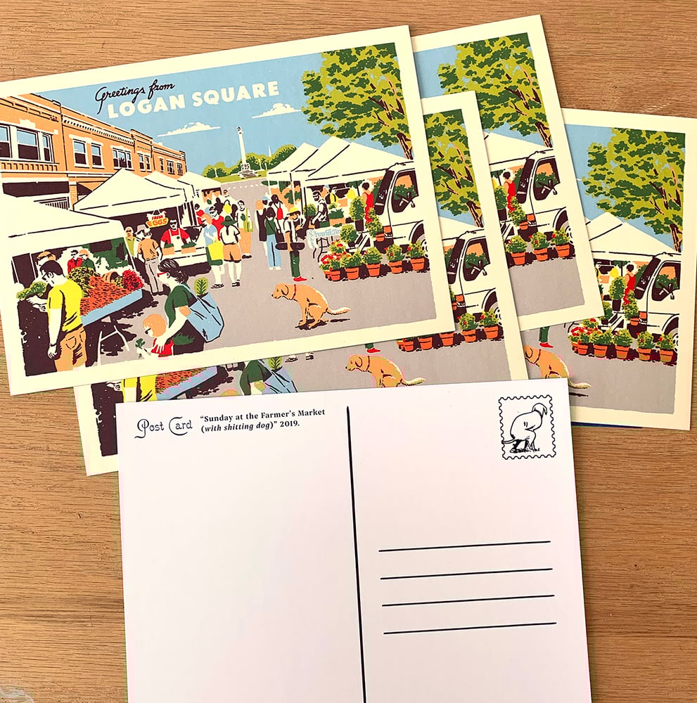 Image of Greetings from Logan Square postcards (set of 5)