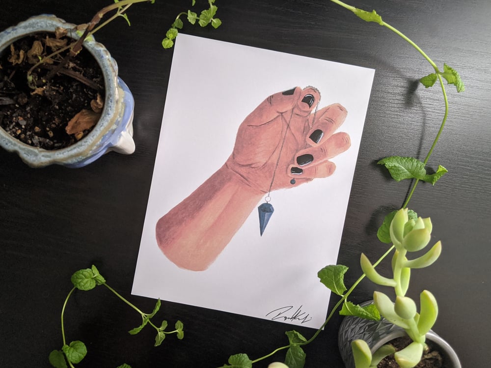 Image of Pendulum Hand 5x7 Print