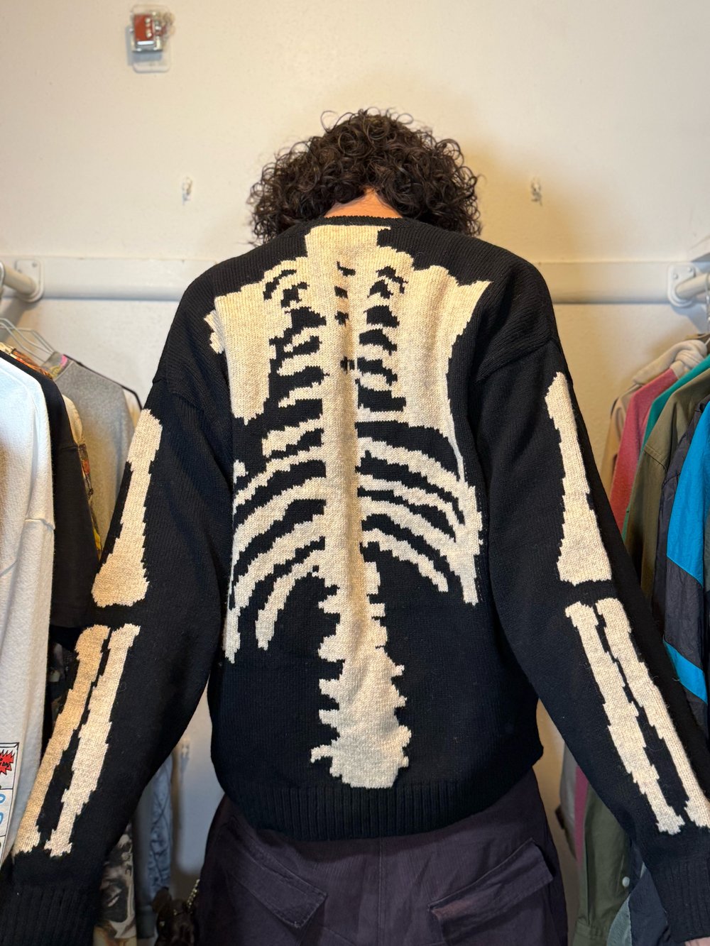 Image of Kapital 5G Wool Bone Crew Sweater