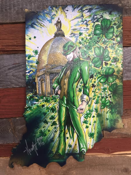 Image of "Dome and Clovers" (Hand Painted Reproduction)