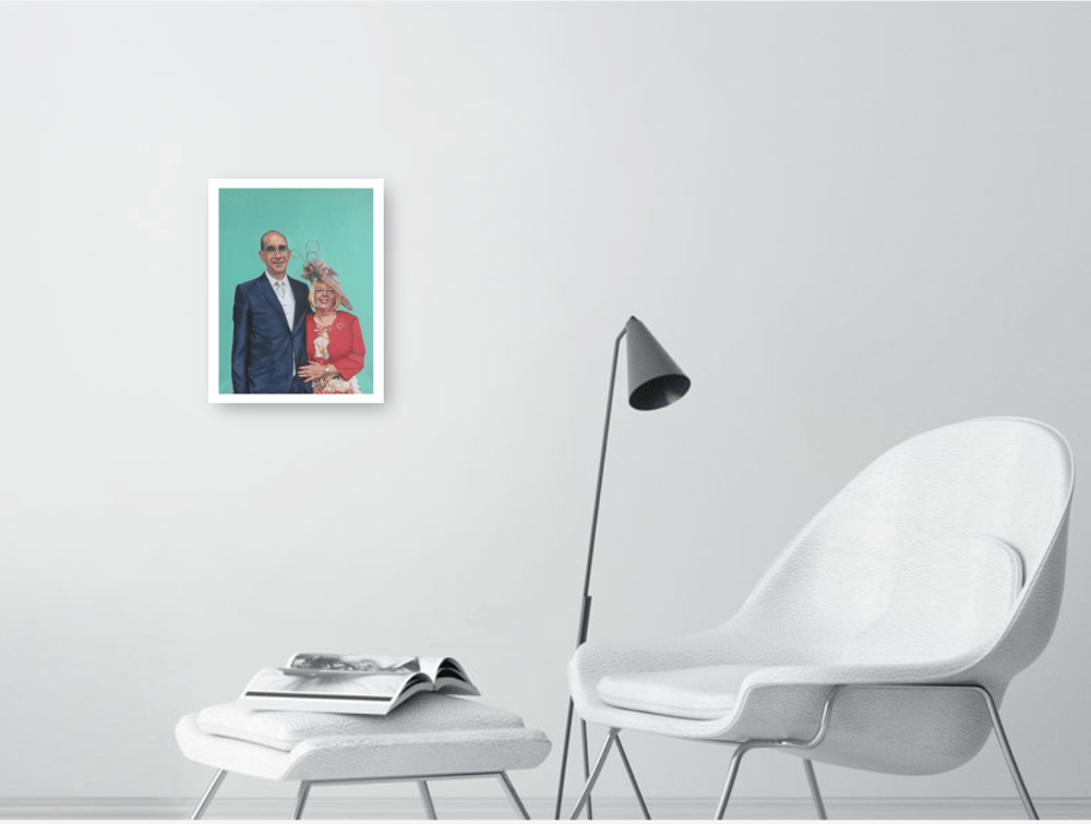 Image of Print - Portrait of Mum & Dad