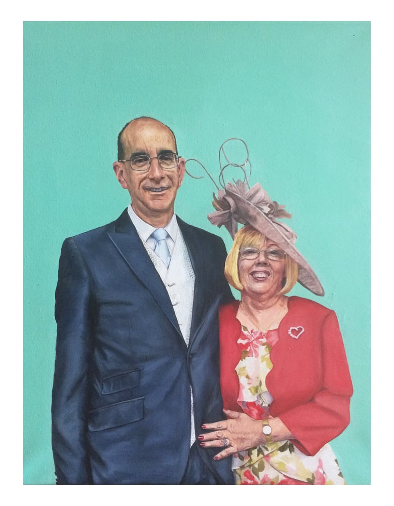 Image of Print - Portrait of Mum & Dad
