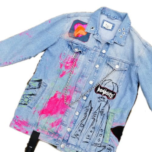 Image of Restricted 1/1 custom denim jacket