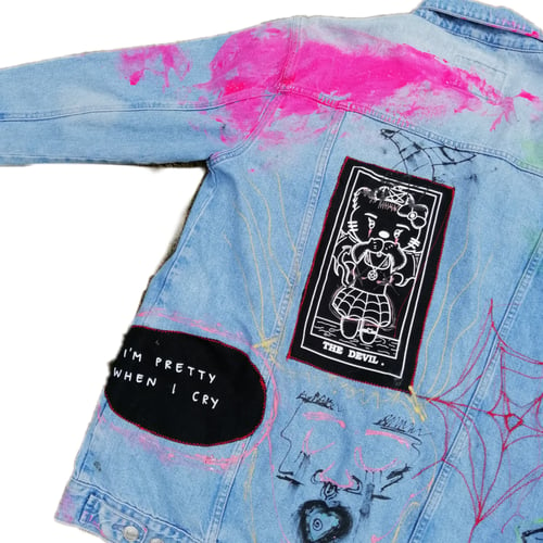 Image of Restricted 1/1 custom denim jacket