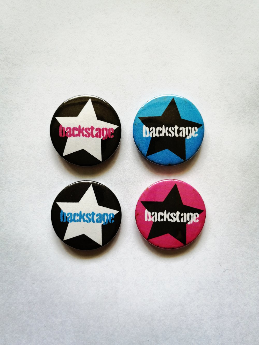 BACKSTAGE Pins (2 for 1)