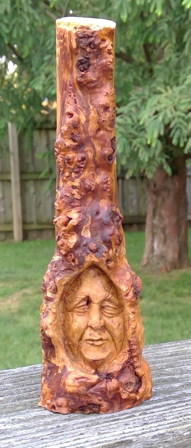 Image of Cherry Burl Face