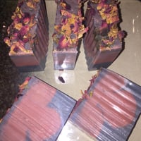 Image 1 of Rose Clay + Activated Charcoal Bar (3-3.5 oz)