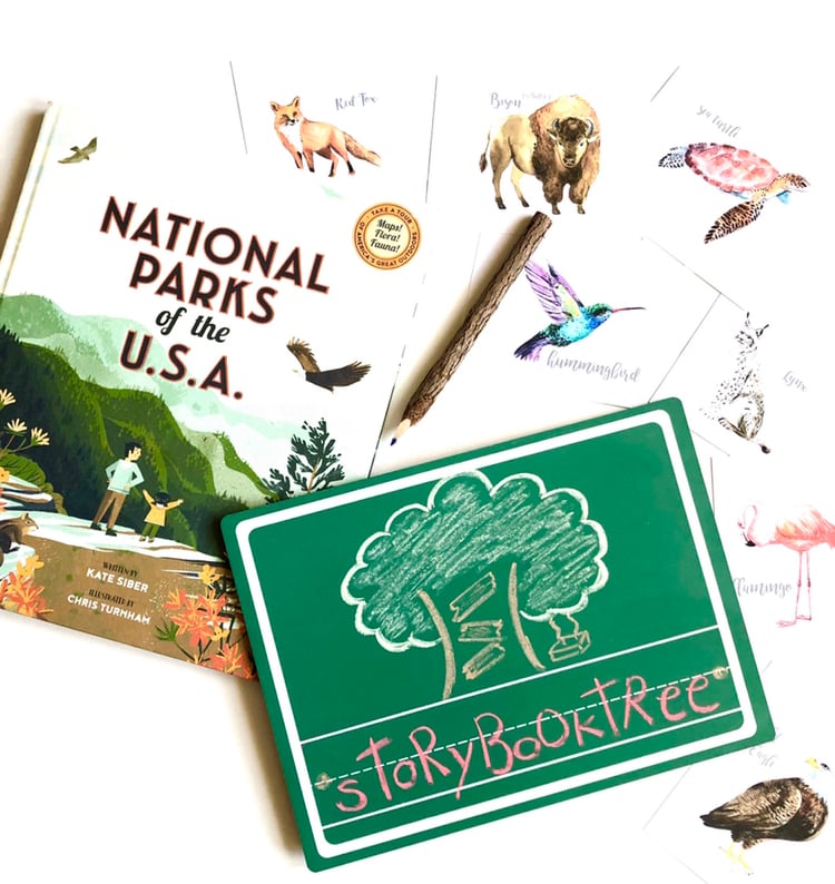 Image of National Parks Book and Wildlife Card set