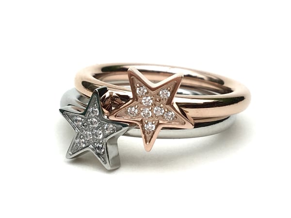 Image of Steckring Stern Rising Star