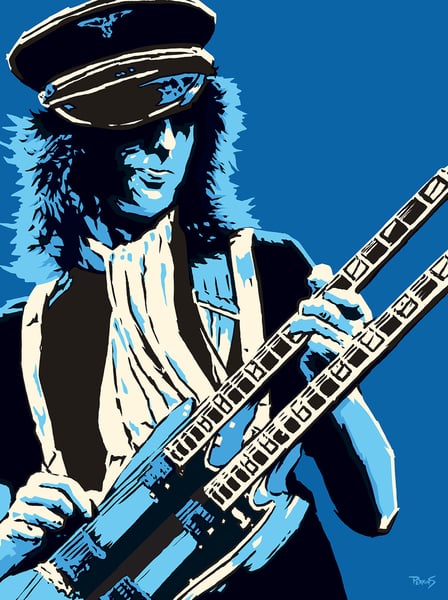 Image of "Perkins 77" Art Print Series - 7725 Jimmy Page