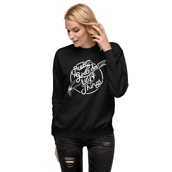 Image of PRETTY GIRLS CLASSIC LOGO UNISEX SWEATSHIRT 