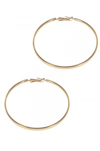 Gold Hoop Earrings 