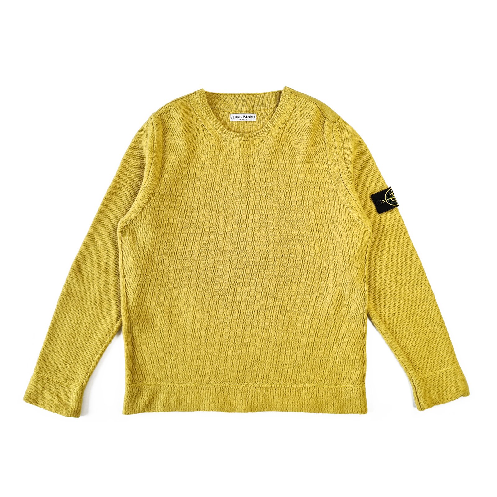 lemon stone island jumper
