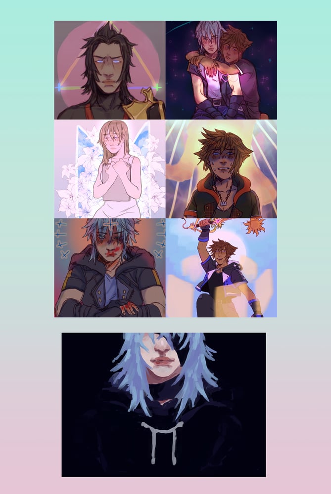 Image of small kingdom hearts  prints