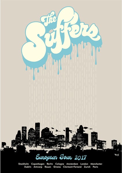 Image of The Suffers - European Tour Poster 2017