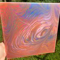 Image 1 of “Peachy Tempest” Fluid Painting
