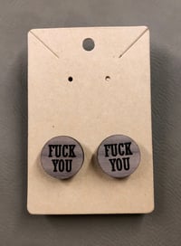 Fuck You earrings