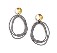 Image 2 of Loop post earrings