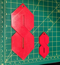 Image 3 of That one cool S you used to draw - Keychain / Rear Mirror Hanger 