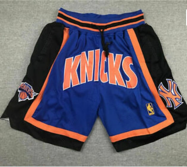 knicks throwback shorts