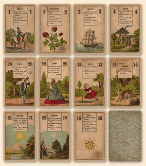 Image of Wüst Lenormand  c.1885, Restored & Unrestored