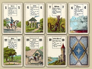 Image of Wüst Lenormand  c.1885, Restored & Unrestored