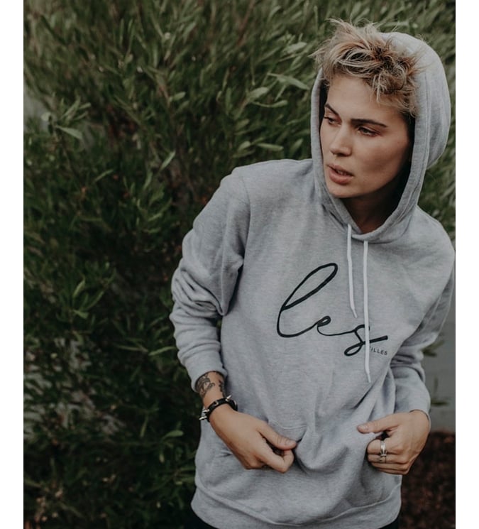 Image of Les Hoodie Heather Grey 