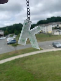 Customized Initial Keychain 