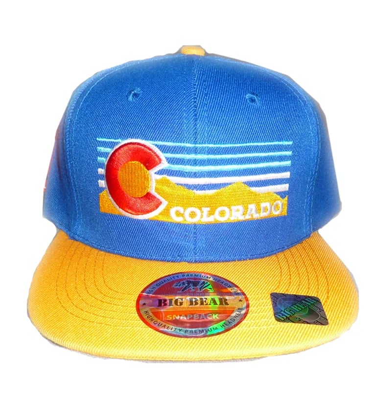 Image of COLORADO GOLDEN MOUNTAINS  SNAPBACK HAT 