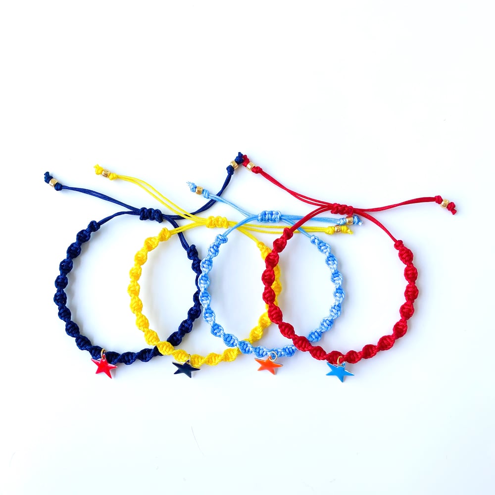 Image of Knotted Bracelets (W/ Star)