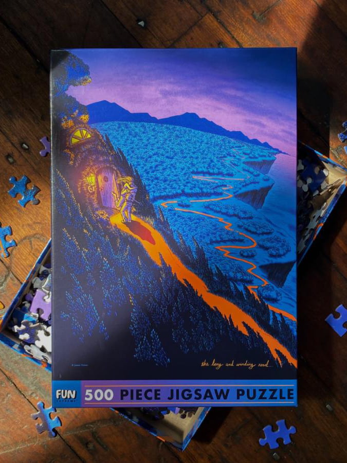 Image of The Long And Winding Road - Jigsaw Puzzle