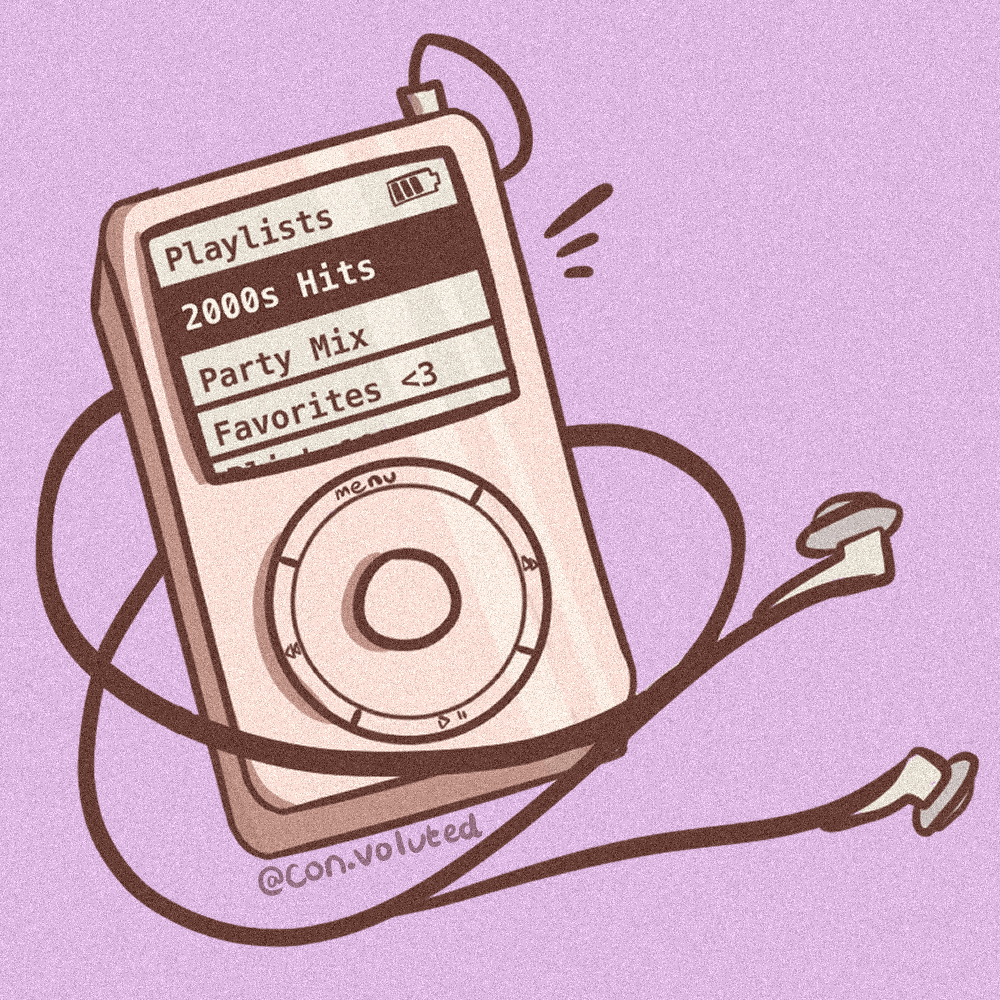 Image of 2000s aesthetic ipod sticker
