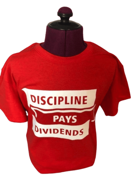 Image of RED Discipline Pays Dividends Tee