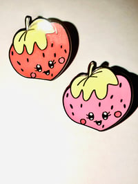 Image 1 of Strawberry Enamel Pins