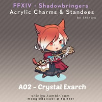 Image 1 of FFXIV - Crystal Exarch Acrylic Charm / Standee (pre-order)